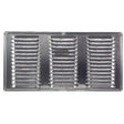 Air Vent 8 in. H X 16 in. L Mill Aluminum Undereave Vent, Pack of 24
