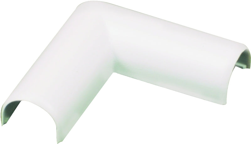 Wiremold C16 Wireway Elbow, Flat, PVC, White