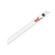 Milwaukee 48-00-5193 Reciprocating Saw Blade, 5/8 in W, 8 in L, 10/14 TPI, Bi-Metal Cutting Edge