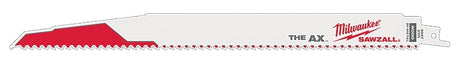 Milwaukee 48-00-5027 Reciprocating Saw Blade, Applicable Materials: Nail-Embedded Wood, 1 in W, 12 in L, 5 TPI