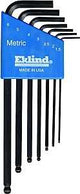 Eklind 13607 Hex Key Set, 7-Piece, Steel, Black