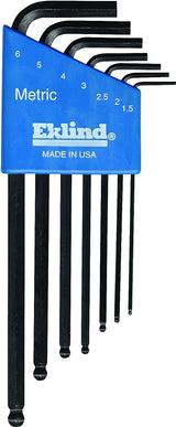 Eklind 13607 Hex Key Set, 7-Piece, Steel, Black