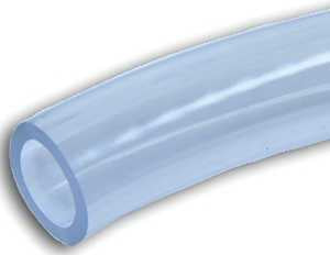 Abbott Rubber T10 Series T10005008 Tubing, 1/2 in OD, 3/8 in ID, Clear