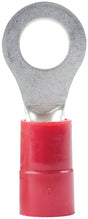 Gardner Bender 20-102 Ring Terminal, 600 V, 22 to 18 AWG Wire, #8 to 10 Stud, Vinyl Insulation, Copper Contact, Red