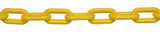 Campbell 099-0836 Decorator Chain, Yellow, 0.4 in W Inside Link, #8, 138 ft L, Plastic
