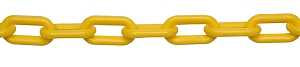 Campbell 099-0836 Decorator Chain, Yellow, 0.4 in W Inside Link, #8, 138 ft L, Plastic