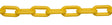 Campbell 099-0836 Decorator Chain, Yellow, 0.4 in W Inside Link, #8, 138 ft L, Plastic