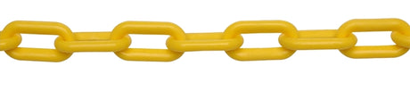 Campbell 099-0836 Decorator Chain, Yellow, 0.4 in W Inside Link, #8, 138 ft L, Plastic