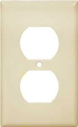 Eaton Wiring Devices 2132V Series Wallplate, Standard-Size, 4-1/2 in L, 2-3/4 in W, 1-Gang, Thermoset, Ivory