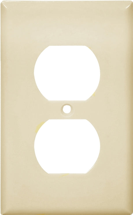 Eaton Wiring Devices 2132V Series Wallplate, Standard-Size, 4-1/2 in L, 2-3/4 in W, 1-Gang, Thermoset, Ivory