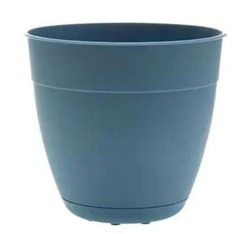 Bloem Dayton 5.75 in. H X 6 in. W X 6 in. D X 6 in. D Plastic Planter Ocean Blue