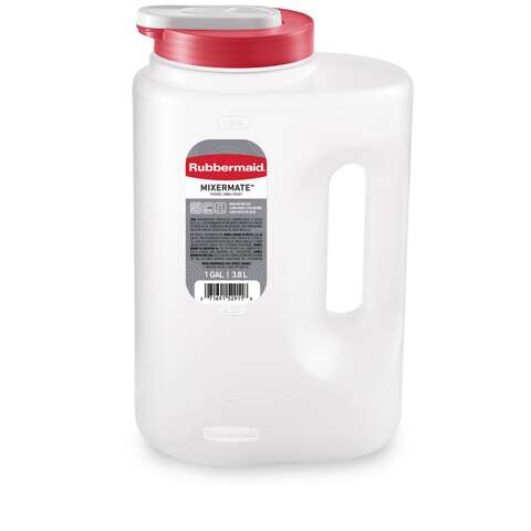 Rubbermaid Mixermate 1 gal Clear Mixing Bottle 1 pk, Pack of 2