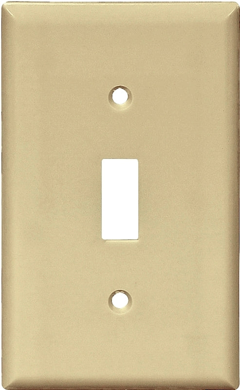 WALL PLATE 1 GNG TGL NYLN IVRY, Pack of 10