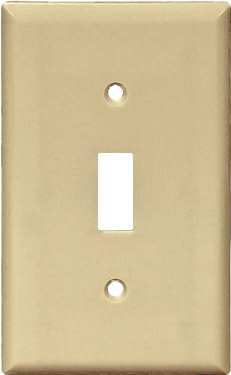 WALL PLATE 1 GNG TGL NYLN IVRY, Pack of 10