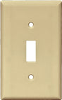 WALL PLATE 1 GNG TGL NYLN IVRY, Pack of 10