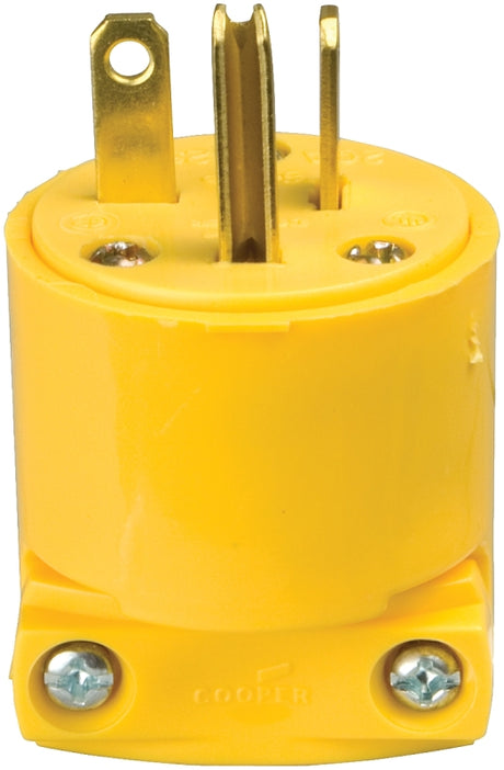 Eaton Wiring Devices 4509-BOX Electrical Plug, 2 -Pole, 20 A, 250 V, NEMA: NEMA 6-20, Yellow