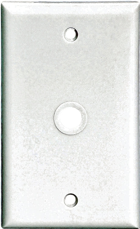 Eaton Wiring Devices 2128 2128W-BOX Wallplate, 4-1/2 in L, 2-3/4 in W, 1 -Gang, Thermoset, White, High-Gloss, Pack of 25