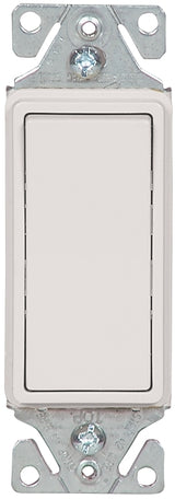 Eaton Wiring Devices 7503W-BOX Rocker Switch, 15 A, 120/277 V, 3-Way, Push Wire Terminal