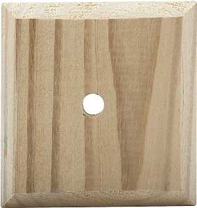 Waddell 116 Post Top with Pressure Treated Base, 4 in W, Pine, Pack of 25