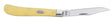 Case 00031 Pocket Knife, 3-1/4 in L Blade, Vanadium Steel Blade, 1-Blade, Yellow Handle