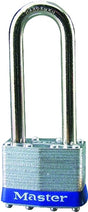 Master Lock 1UPLJ Padlock, 5/16 in Dia Shackle, 2-1/2 in H Shackle, Steel Shackle, Steel Body, Laminated