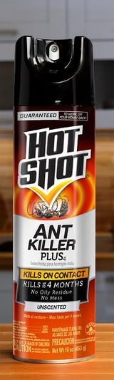 Hot Shot 4480-9 Ant Killer Plus, Liquid, Spray Application, 16 oz Aerosol Can