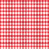 Magic Cover Red/White Checkered Vinyl Disposable Tablecloth 54 in. L X 54 in. W