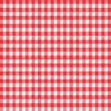 Magic Cover Red/White Checkered Vinyl Disposable Tablecloth 70 in. L X 52 in. W