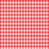 Magic Cover Red/White Checkered Vinyl Disposable Tablecloth 90 in. L X 52 in. W