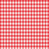 Magic Cover Red/White Checkered Vinyl Disposable Tablecloth 54 in. L X 54 in. W