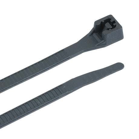 Gardner Bender 45-312UVB Cable Tie, Double-Lock Locking, 6/6 Nylon, Black
