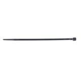 Gardner Bender 46-104UVB Cable Tie, 13/16 in Max Bundle Dia, Nylon, Black, 4 in L, 100/PK