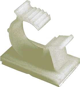 Gardner Bender GKK-1538 Cable Holder, 3/8 in Max Bundle Dia, Nylon/Plastic, White