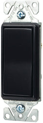 Eaton Wiring Devices 7500 Series 7503BK-BOX Rocker Switch, 15 A, 120/277 V, 3-Way, Lead Wire Terminal, Black