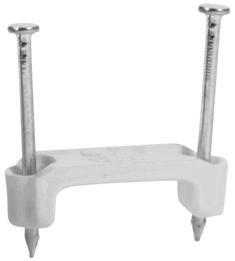 Gardner Bender PS-1575T2 Cable Staple, 3/4 in W Crown, Plastic/Polyethylene, 15/PK