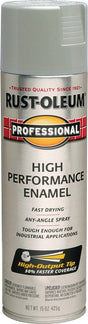 Rust-Oleum 7581838 Professional Enamel Spray Paint, Gloss, Light Machine Gray, 15 oz Can