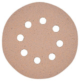 DEWALT DW4307 Sanding Disc, 5 in Dia, Coated, Aluminum Oxide Abrasive, Paper Backing, 8-Hole