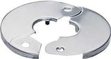 Plumb Pak PP857-2 Floor and Ceiling Plate, 3-1/2 in OD, For: 3/8 in IPS Pipes, Chrome
