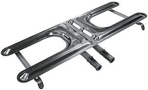 GrillPro 23515 H-Burner, 16 in L x 7 in W Dimensions, Stainless Steel