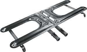 GrillPro 23513 H-Burner, 19-1/2 in L x 7 in W Dimensions, Stainless Steel