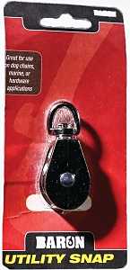 Baron C-0173ZD-1-1/4 Rope Pulley, 13/32 in Rope, 1-1/4 in Sheave, Nickel