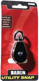 Baron C-0173ZD-1-1/4 Rope Pulley, 13/32 in Rope, 1-1/4 in Sheave, Nickel