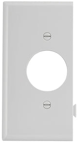Eaton Wiring Devices STE7W Sectional Wallplate, 4-1/2 in L, 2-3/4 in W, 1 -Gang, Polycarbonate, White, High-Gloss