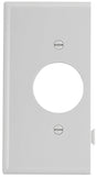 Eaton Wiring Devices STE7W Sectional Wallplate, 4-1/2 in L, 2-3/4 in W, 1 -Gang, Polycarbonate, White, High-Gloss