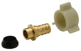 Zurn QQSFC33XPK50 Hose to Pipe Adapter, 1/2 in, Barb x FPT, Brass, Pack of 50