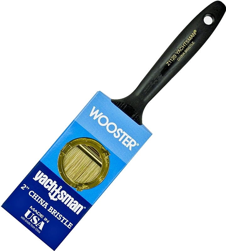 Wooster Z1120-2 Paint Brush, 2 in W, 2-7/16 in L Bristle, China Bristle, Varnish Handle