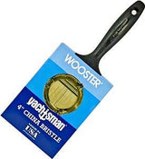 Wooster Z1120-4 Paint Brush, 4 in W, 3-3/16 in L Bristle, China Bristle, Varnish Handle