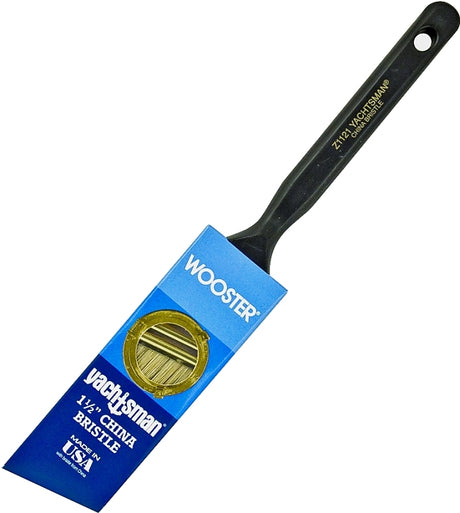 Wooster Z1121-1-1/2 Paint Brush, 1-1/2 in W, 2-3/16 in L Bristle, China Bristle, Sash Handle