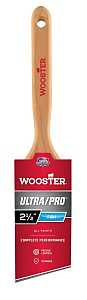 Wooster 4174-2-1/2 Paint Brush, 2-1/2 in W, 2-15/16 in L Bristle, Nylon/Polyester Bristle, Sash Handle