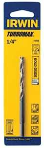 Irwin 73311 Jobber Drill Bit, 11/64 in Dia, 3-1/4 in OAL, Spiral Flute, 11/64 in Dia Shank, 3-Flat Shank